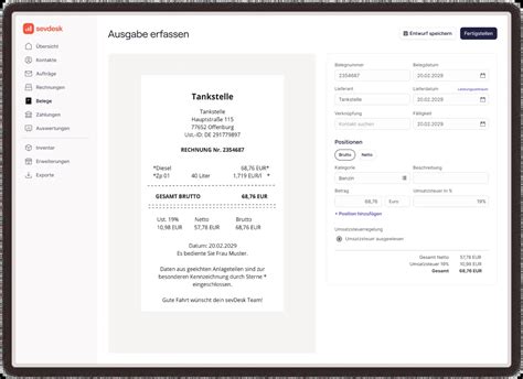 Rechnungen Verwalten Online Rechnungssoftware Sevdesk