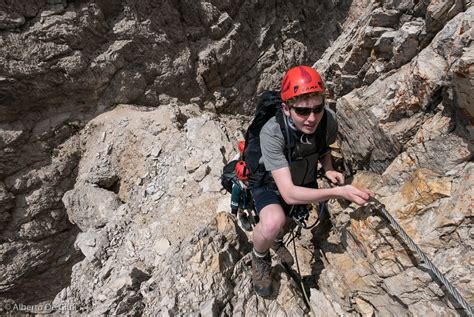 Hiking Via Ferrata And Rock Climbing In The Dolomites In June Paterno