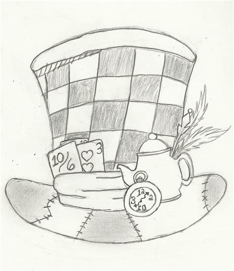 Mad Hatter Free Coloring Pages