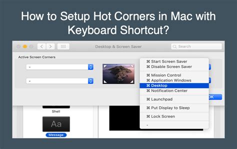 How to Setup Hot Corners in Mac with Keyboard Shortcuts? – WebNots