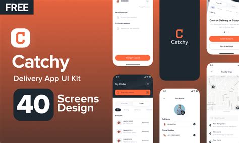 Delivery App Ui Kit Figma