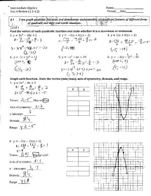 Fillable Online Vertex Formula with Solved ExamplesVertex Form Fax ...