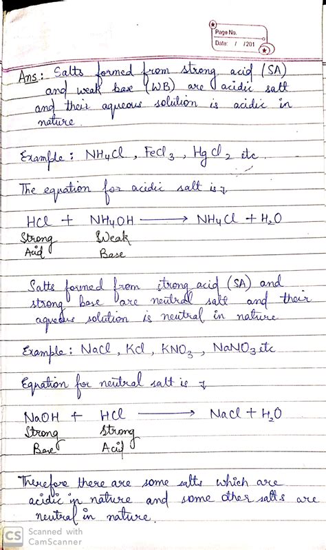 [Solved] Why are some salts acidic when others are neutral? | Course Hero