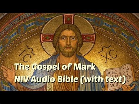 Mark Niv Audio Bible With Text Youtube