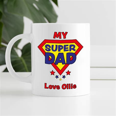 Personalised Super Dad Mug T Store Ltd