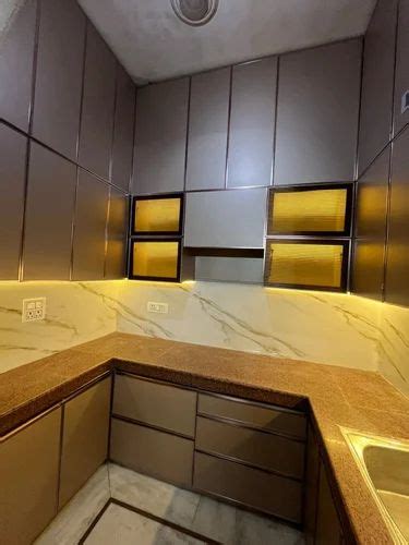 Rose Gold Aluminium Profile Kitchen Cabinets At Rs Sq Ft In New