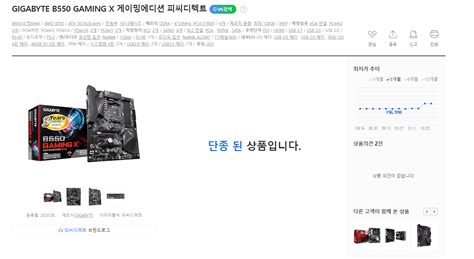기가바이트 b550 게이밍 x 어떤가요? > CPU/메인보드/램 | 퀘이사존 QUASARZONE