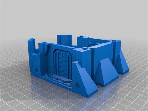 Free Stl File Sci Fi Modular Trench System ・3d Print Design To Download