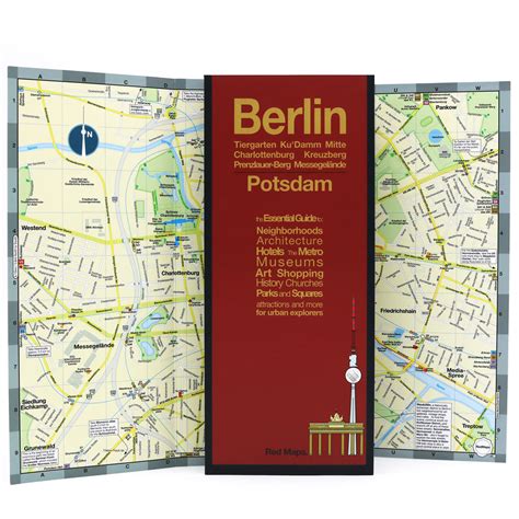 BERLIN City Center Travel Map | Red Maps