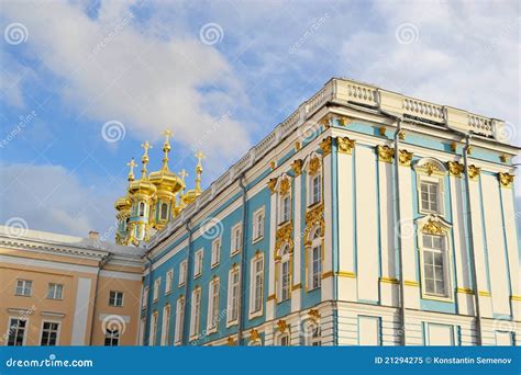 Catherine Palace. Tsarskoe Selo Stock Image - Image of style, building ...