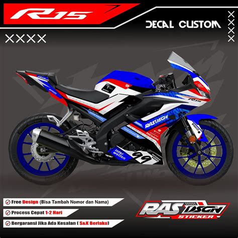 Jual Decal R Custom Mandalika Decal Mandalika R Custom Full