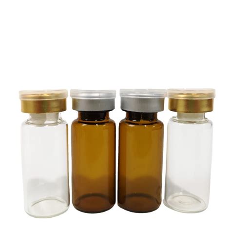 Clear Usp Type 1 Glass Vial Amber Glass Injection Vials For Medical Packaging