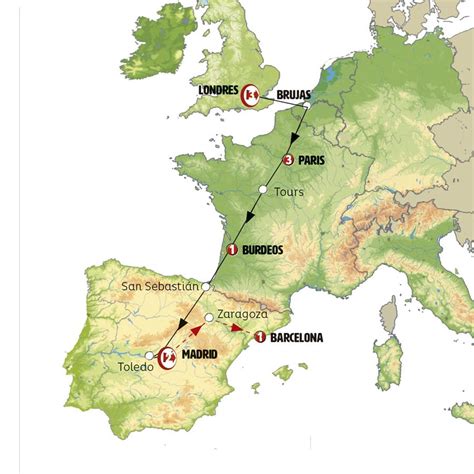 Londres París Madrid y Barcelona 2023 Menos de 15 días