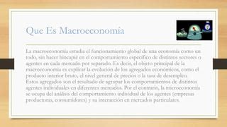 Macroeconomía PPT