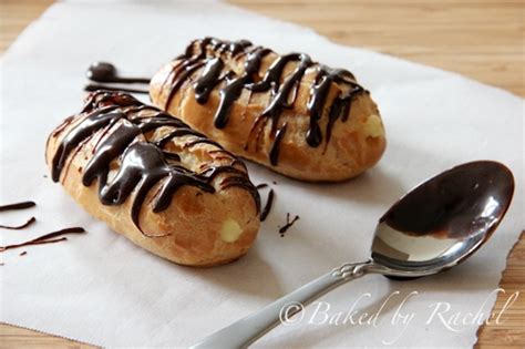 pate a choux: cream puffs and eclairs - baked by rachel | Pâte à choux, Cream puffs, Eclairs