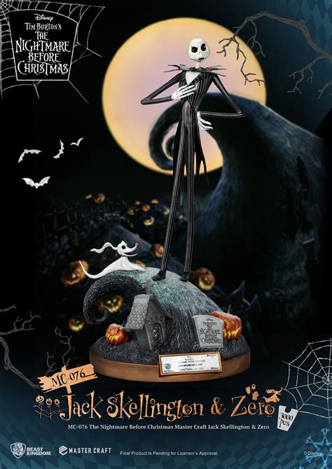 Jack Skellington & Zero Statue by Beast Kingdom | Sideshow Collectibles