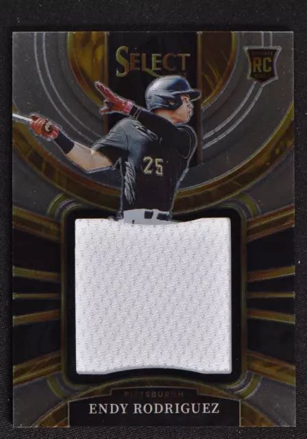 Select Rookie Jumbo Swatch Relic Pjs Er Endy Rodriguez Pirates