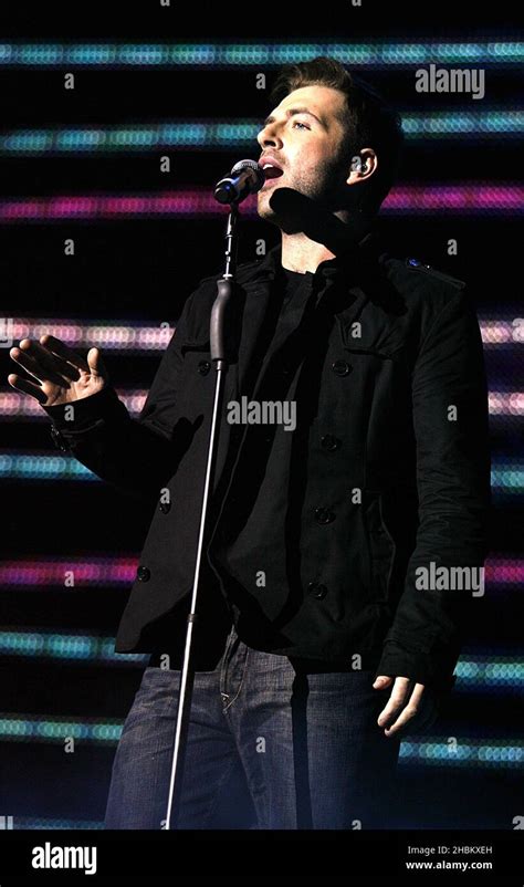 Mark Feehily Of Westlife Performing During Capital Fms Jingle Bell