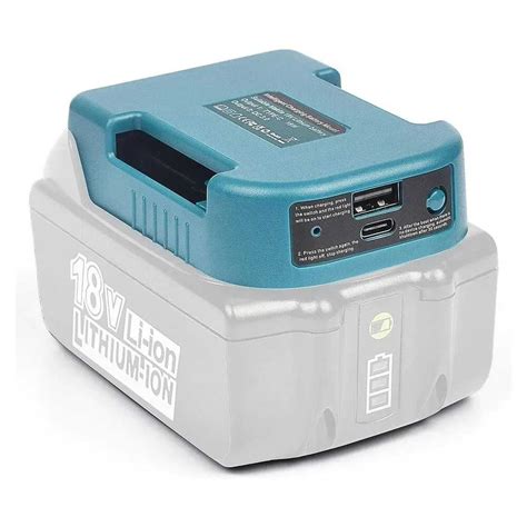 Адаптер перехідник USB 18V Makita Type-C 18W Швидка зарядка: 150 грн ...
