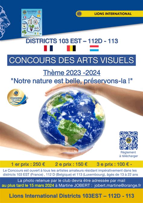 Affiche Cav Frabelux Lions Clubs District Est