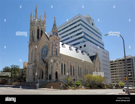 Saint Mary Cathedral Austin Texas Usa Stock Photo Alamy