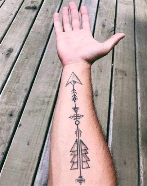 Indian Arrow Tattoo Forearm