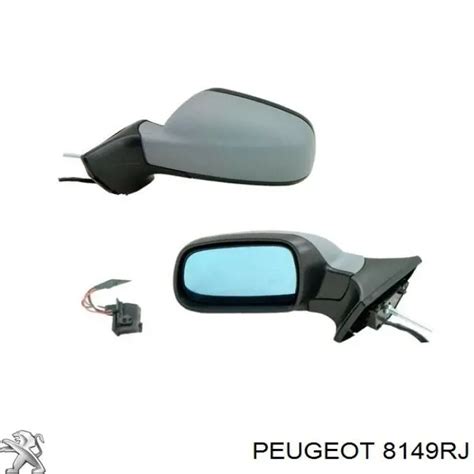 Rj Peugeot Citroen Espejo Retrovisor Izquierdo