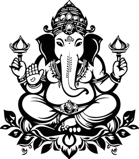 Black White Ganesh: Over 2,242 Royalty-Free Licensable Stock ...