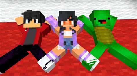 😍aphmau Jj Maizen And Aaron Love In Minecraft Youtube