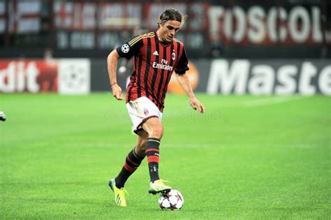 Alessandro Matri In Action During The Match Editorial Stock Image