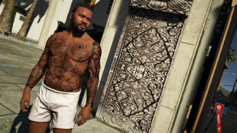 Gta Franklin Khmer Yant Tattoo Mod Gtainside