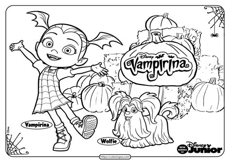 Disney Vampirina Coloring Pages