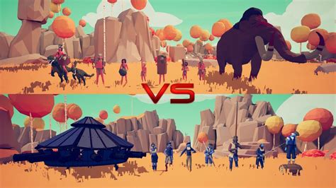 Tribal Team Vs Renaissance Team Totally Accurate Battle Simulator Youtube