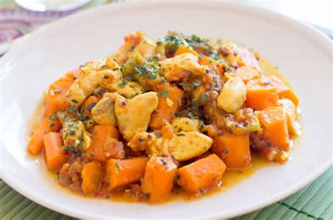 Curry De Poulet Aux Carottes Plat Et Recette