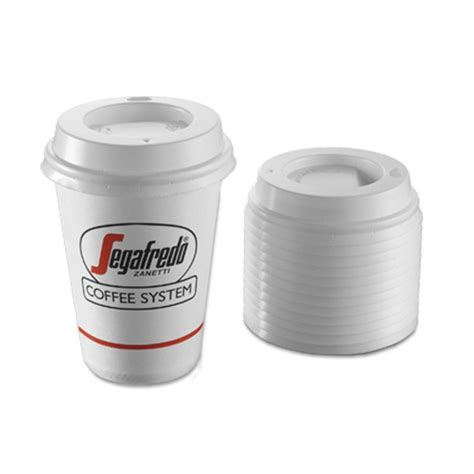 Coperchi In Plastica Per Bicchiere 220 100pz Segafredo Zanetti