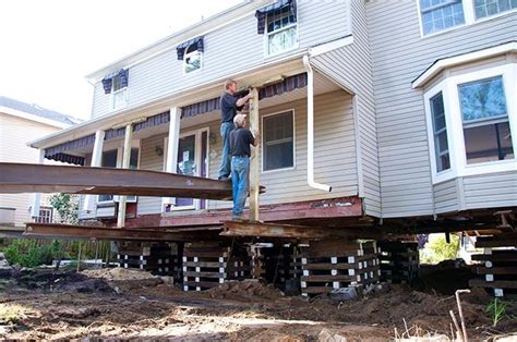 Starting the House Lifting Process in Point Pleasant, NJ - JJC Inc.