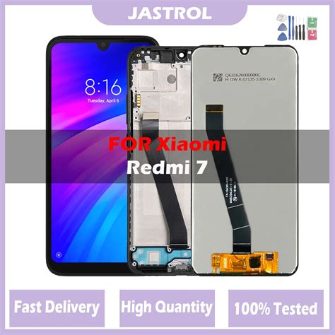 6.26" LCD For Xiaomi Redmi 7 M1810F6LG M1810F6LH Display Touch Screen ...