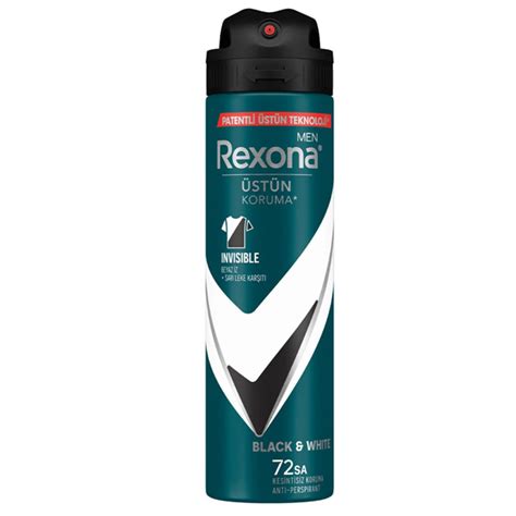 Rexona Men Invisible On Black White Sprey Deodorant Ml Nar Ecza