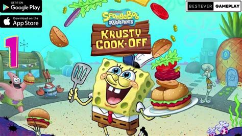 Spongebob Krusty Cook Off Fast Food Cooking Chef Games Gameplay