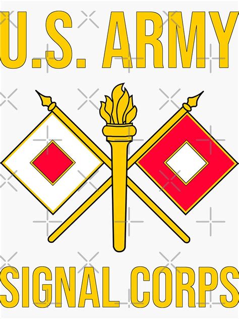 United States Army Signal Corps Usasc Sticker By Enigmaticone Redbubble