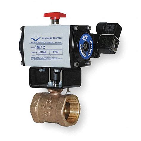 Milwaukee Valve Pneumatically Actuated Butterfly Valve Double Acting