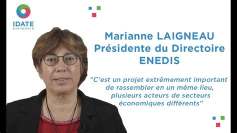 Marianne LAIGNEAU Présidente du Directoire ENEDIS YouTube