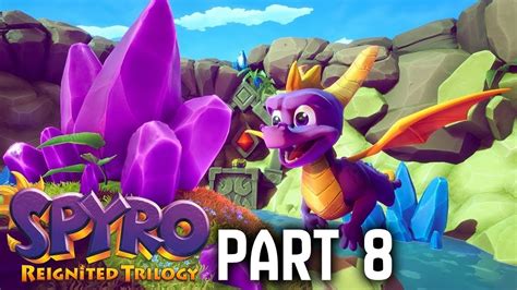 Spyro Reignited Trilogy Walkthrough Part 8 100 Icy Flight Lofty