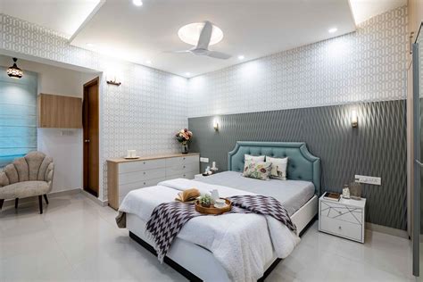 Spacious Bedroom Design With Cove Lighting Livspace