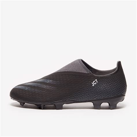 Adidas X Ghosted 3 Laceless Fg Core Black Grey Six Firm Ground