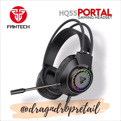 FANTECH PORTAL HQ55 Gaming Headset Dual 3 5mm Jack USB Headphone