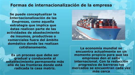 Formas De Internacionalizaci N De Las Empresas Ppt