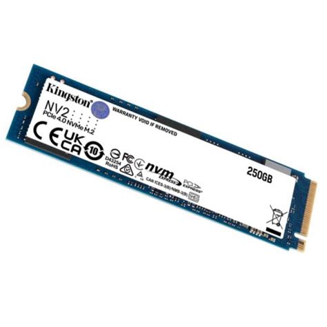 Kingston NV2 SNV2S/250G 250GB 3000/1300MB/s PCIe NVMe M.2 SSD Disk ...