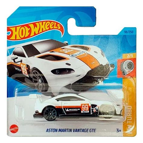 Hot Wheels HW Turbo Aston Martin Vantage GTE 98 250 White Half Card Gamebreaker
