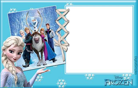 Kit Digital Aniversário Frozen Disney Uma Aventura Congelante Com